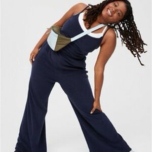 Offline by Aerie American Eagle Outfitters AEO Terry Lights Terrycloth Jumpsuit